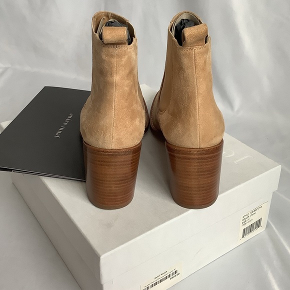 Jenni Kayne Suede Heeled Chelsea Boots - Picture 3 of 14